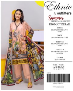 Ethnic Digital Printed Summer Lawn Collection 2022