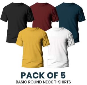 Pack of 5 T-shirt for men