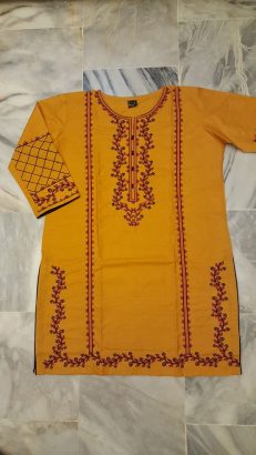 Embroidered kurti for kids
