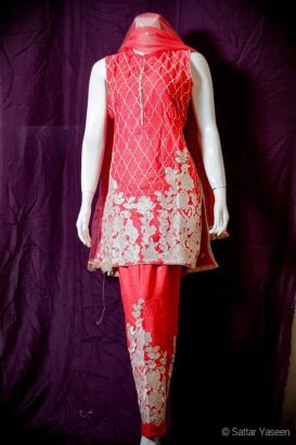 Fancy Cotton & Linen #Stitched 3 piece Suits