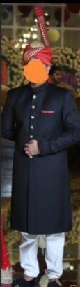 Groom sherwani