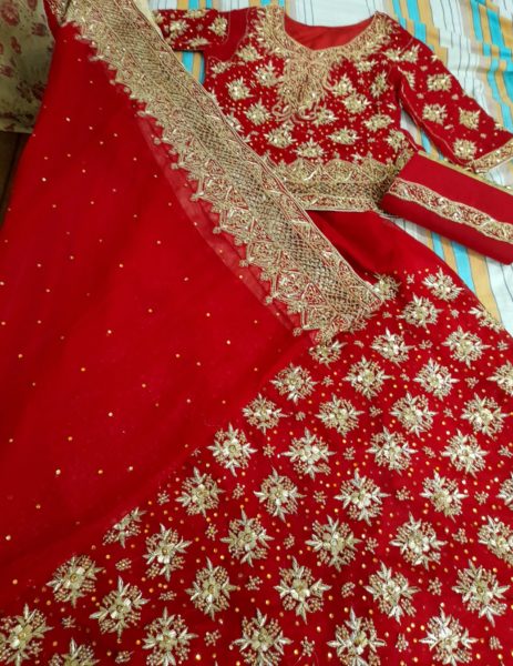 Customised Bridal Outfit Got it made from liberty lahore