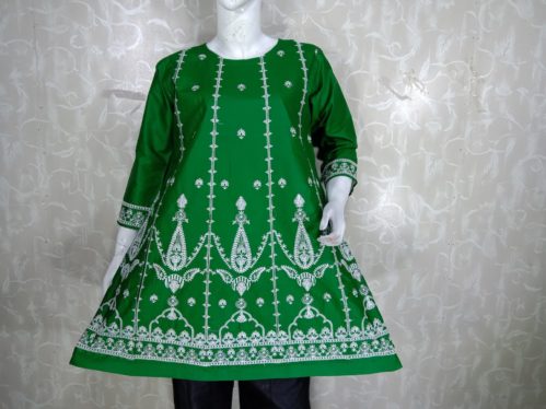 Green color kurti