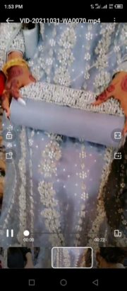 Bridal Walima Maxi dress