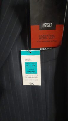 Mark And Spencer Jacket Pure Wool
