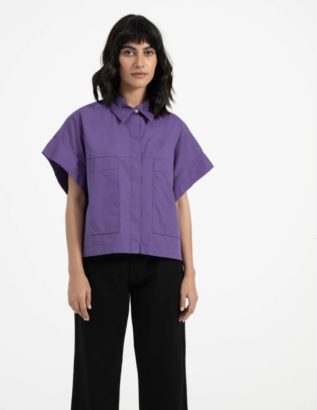 Relax Fit Cropped Shirt With Flap Pockets – Outfitters