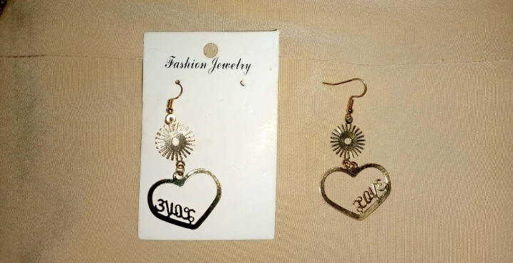 Beautiful love earrings