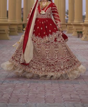 Heavy hand worked bridal dresses, Mehndi, barat, walima