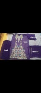 New Heavy formal unstitch dress