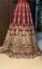 Mohsin Naveed Ranjha Formal wedding bridal maroon lehnga with dupatta