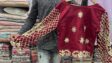 Beautiful Bridal Dress (fresh red maroon) pearl work