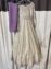 Custom made hardly used golden and purple heavy party dress in an excellent condition