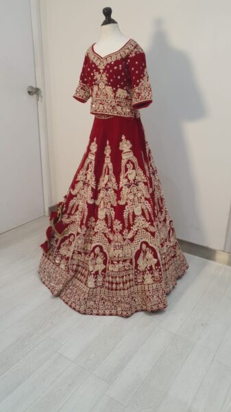 Bridal Indian style lehenga