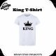KING Style | Cool White Summer T-Shirt for Men | Fresh Look 2025
