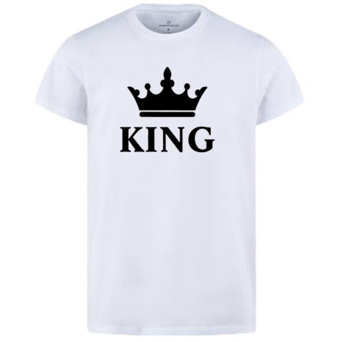 KING Style | Cool White Summer T-Shirt for Men | Fresh Look 2025
