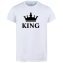 KING Style | Cool White Summer T-Shirt for Men | Fresh Look 2025