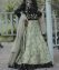 A beautiful lehenga with black choli